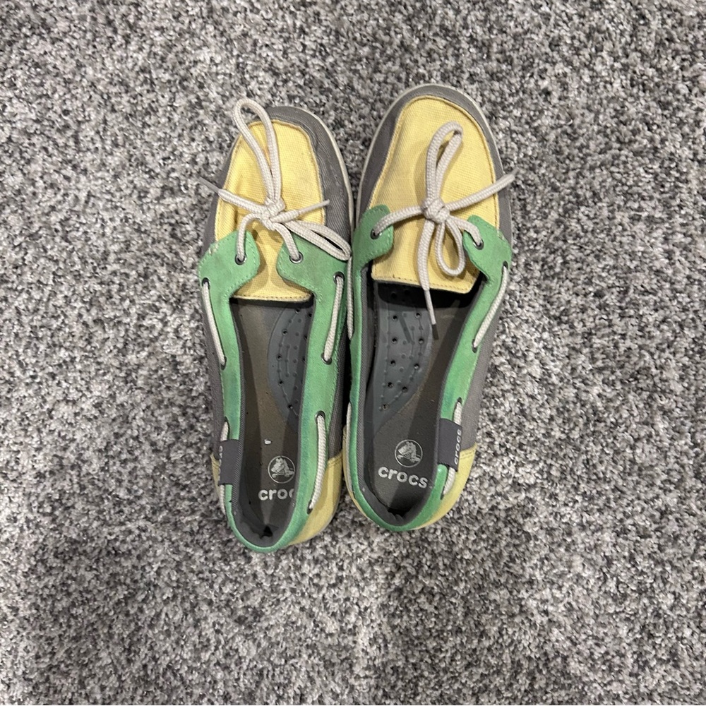 Croc loafers